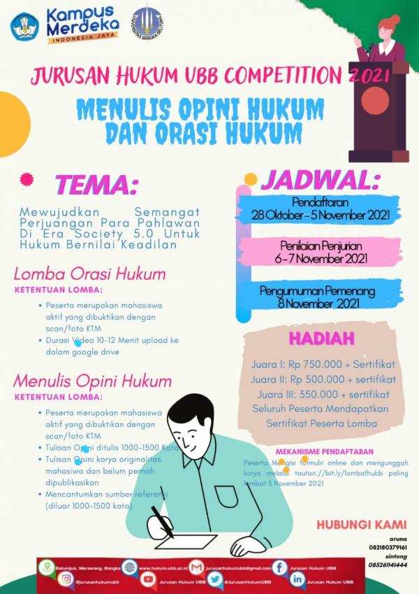 Lomba Menulis Opini Hukum